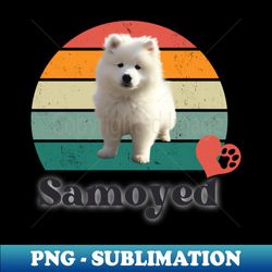 Samoyed Retro Sunset Perfect For Anyone That Loves Samoyed Dogs - Premium Sublimation Digital Download - Unleash Your Inner Rebellion