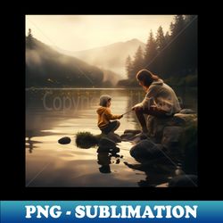 family fishing time - Decorative Sublimation PNG File - Bold & Eye-catching