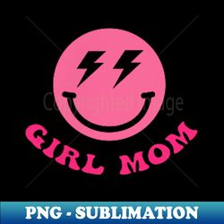 retro Groovy In my girl mom era on both sides - Stylish Sublimation Digital Download - Fashionable and Fearless