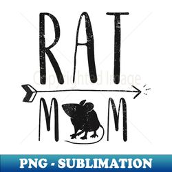 Rat Mom - Funny Retro Pet Mouse Rat or Rodent - Aesthetic Sublimation Digital File - Capture Imagination with Every Detail