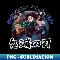 Demon Slayer - Kimetsu no Yaiba Characters - Premium PNG Sublimation File - Unlock Vibrant Sublimation Designs