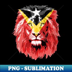 East Timor lion - lion Flag Of East Timor - East Timor - PNG Transparent Sublimation File - Capture Imagination with Every Detail