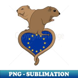 Gerbil European Union light - Artistic Sublimation Digital File - Perfect for Sublimation Mastery