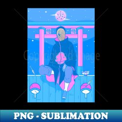 Uchiha Obito - PNG Transparent Sublimation Design - Perfect for Sublimation Art