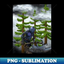 The scary goblin in the forset - Exclusive PNG Sublimation Download - Revolutionize Your Designs