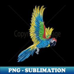 Macaw Parrot - Premium Sublimation Digital Download - Bring Your Designs to Life