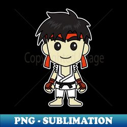 Chibi Ryu - Signature Sublimation PNG File - Boost Your Success with this Inspirational PNG Download