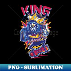 King radio - PNG Transparent Digital Download File for Sublimation - Fashionable and Fearless