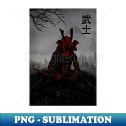 Samurai x Bushido - High-Resolution PNG Sublimation File - Capture Imagination with Every Detail