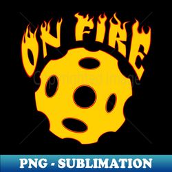 pickleball on fire - funny pickleball quote - stylish sublimation digital download - unleash your inner rebellion