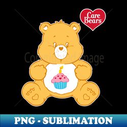 care bears birthday bear - unique sublimation png download - capture imagination with every detail