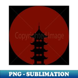 Japanese temple - Premium Sublimation Digital Download - Instantly Transform Your Sublimation Projects