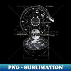 Manhattan Project Atomic Bomb Design Blueprint - PNG Transparent Sublimation Design - Unlock Vibrant Sublimation Designs