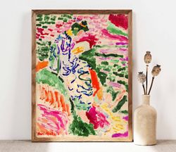 Henri Matisse Print, Matisse Poster, Japanese Garden, Floral Art Print, Nature Wall Art, Mid Century Modern, Vintage Art