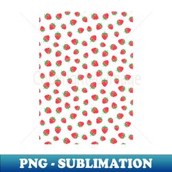 Strawberry Print Pattern Illustration by Hey Visuals - Stylish Sublimation Digital Download - Perfect for Personalization