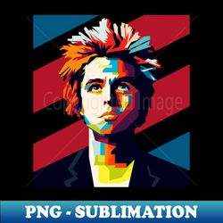 Billie Joe Armstrong In Wpap Art - Creative Sublimation PNG Download - Stunning Sublimation Graphics