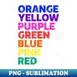 Color Rainbow Optical Illusion Funny - Decorative Sublimation PNG File - Perfect for Sublimation Mastery