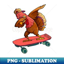 Dabbing Turkey Thanksgiving Day Pilgrim Boys Girls Funny Dab - High-Quality PNG Sublimation Download - Unleash Your Creativity