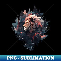 lion - Elegant Sublimation PNG Download - Fashionable and Fearless