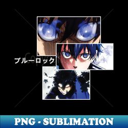 Blue Lock - Yoichi Isagi - High-Resolution PNG Sublimation File - Perfect for Creative Projects