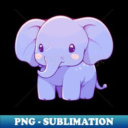 cute baby elephant - png transparent sublimation design - unleash your inner rebellion