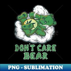 funny bear smoking weed cannabis marijuana 420 stoner - vintage sublimation png download - perfect for creative projects