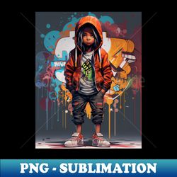 Graffiti Kid - PNG Sublimation Digital Download - Vibrant and Eye-Catching Typography