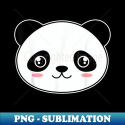 panda bear face conservativists animal wildlife lover - premium sublimation digital download - perfect for personalization