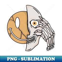 Smile and skull - High-Resolution PNG Sublimation File - Instantly Transform Your Sublimation Projects