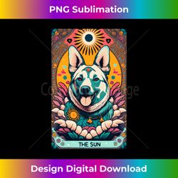 Dog Tarot Card Sun Graphic Art Long Sleeve - Edgy Sublimation Digital File - Crafted for Sublimation Excellence