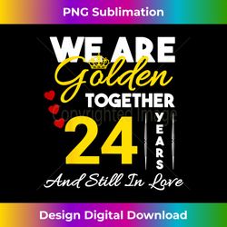 24 Year Anniversary - Innovative PNG Sublimation Design - Spark Your Artistic Genius