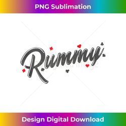 Rummy Hobby Card Game Romme playing Card Tank Top - Innovative PNG Sublimation Design - Reimagine Your Sublimation Pieces