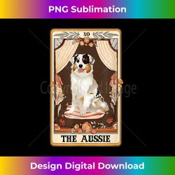 The Aussie Tarot Card Australian Shepherd Lover Aussie Mom - Minimalist Sublimation Digital File - Chic, Bold, and Uncompromising
