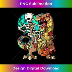 Skeleton Zombie T-Rex Halloween Kids Pumpkin Dinosaur T Rex - Eco-Friendly Sublimation PNG Download - Spark Your Artistic Genius