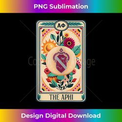 Alpha Phi Sorority Sisterhood Aphi Tarot Card Tank Top - Crafted Sublimation Digital Download - Pioneer New Aesthetic Frontiers