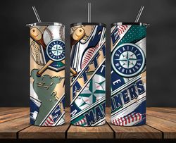 Seattle Mariners Tumbler Wrap, Mlb Logo, MLB Baseball Logo Png, MLB, MLB Sports 08