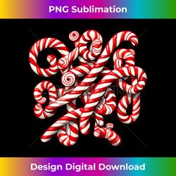 Funny Candy Cane Crew Christmas Matching Family Xmas Pajama - Vibrant Sublimation Digital Download - Animate Your Creative Concepts