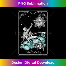 The Audacity Skeleton Tarot Card Sun Evil Eye Aesthetic - Luxe Sublimation PNG Download - Access the Spectrum of Sublimation Artistry