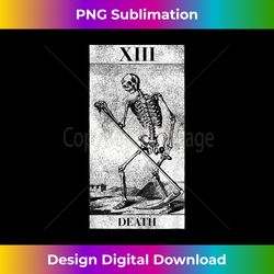 Vintage Death Tarot Card T - Edgy Sublimation Digital File - Lively and Captivating Visuals