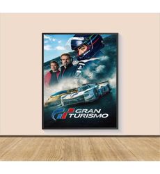 Gran Turismo 2023 Movie Poster Print, Canvas Wall