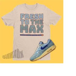 Air Max 1 Dirty Denim Matching Shirt - Retro Air Max 1 Shirt Match - Sneaker Match Tee