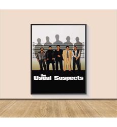The Usual Suspects Movie Poster Print, Canvas Wall