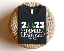 Family Christmas 2023 Shirts, Funny Family Matching Gift, Sibling Xmas Party T-Shirt, Santa Celebration Shirt, Family Al