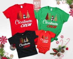 Christmas Tree Tshirt for Women Men, Matching Family Christmas Shirt, Christmas Crew Tshirt, Xmas Squad Shirt, Christmas