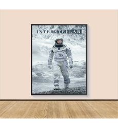 Interstellar (2014) Movie Poster Print, Canvas Wall Art,