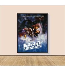 Star Wars Empire Strikes Back Movie Poster Print,