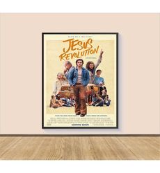 Jesus Revolution 2023 Movie Poster Print, Canvas Wall