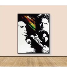 The Fast and the Furious Movie Poster Print,