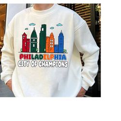 Philadelphia City Of Champions Comfort Colors Shirt, Philadelphia Football, NFL Philadelphia, Philadelphia Sport, Philad