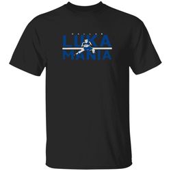 Luka Doncic Shirt Dallas Mavericks Luka Doncic Mania Shirt Black